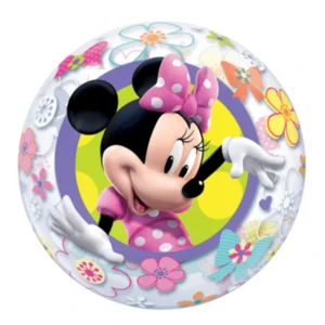 Folieballon - Minnie Mouse - Bubble - 56cm - Zonder vulling
