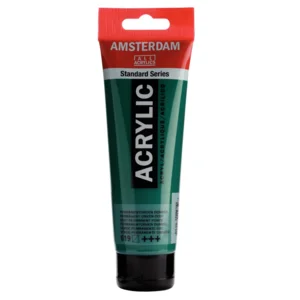 Acrylverf - 619 - Permanent groen donker - Amsterdam - 120ml