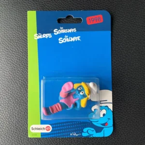 De Smurfen - De aerobic Smurfin - speelfiguur