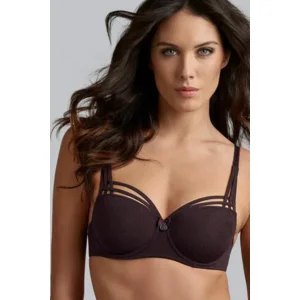 Marlies Dekkers – Dame de Paris – BH Voorgevormd – 35530 – Aubergine and Silver Lurex