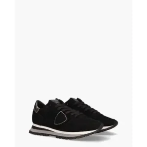 Philippe Model Tropez X Mondial Zwart/Zilver Damessneakers
