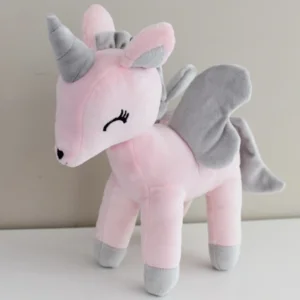 Metoo Unicorn Eenhoorn knuffel Large roze-32 cm -