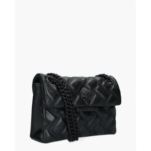 Kurt Geiger Mini Kensington Drench Black Leather
