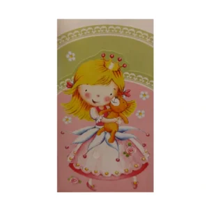 Uitnodigingskaarten - Sweet little princess - 6st.