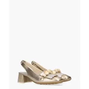 Hispanitas HV253945 Goud Dames Slingbackloafers