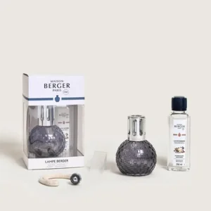 set Lampe Berger Disco grise + 250 ml  poussière d'ambre