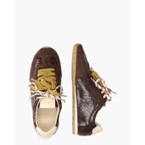 Nubikk Billy Lou Donkerbruin Damessneakers