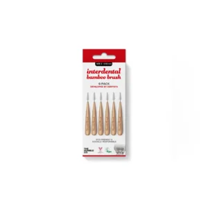 Interdental sticks 6-pack Humble Brush 0,50mm rood