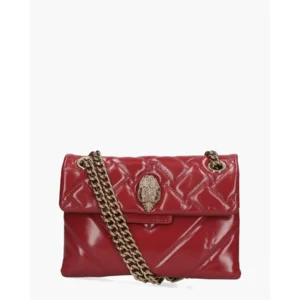 Kurt Geiger Leather Mini Kensington Bag Red Patent