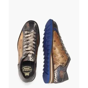 Harris 0818 Bruin/Multi Heren Veterschoenen