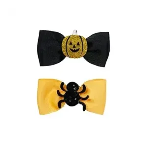 Happy Pet Halloween Vlinderstrik Spin/Pompoen 2st