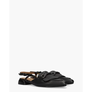 Di Lauro Walynn Zwart Dames Slingbackloafers