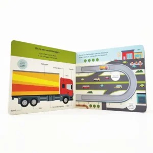 Boek - Een rondje met de vrachtwagen - 2+