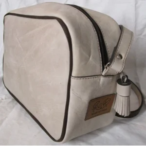 Handtas Lindsay Handgemaakt - 100% Leder Beige/ Bruin