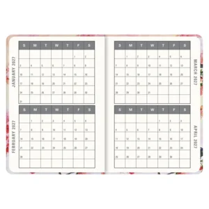 Agenda - 2027 - Compact - 16 maanden - Kersenbloesem - 12,7x17,8cm