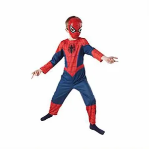 Spiderman kostuum met masker maat 7-8 jaar