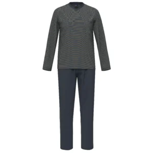 Ammann heren pyjama: V hals, recht ( AMM.660 )