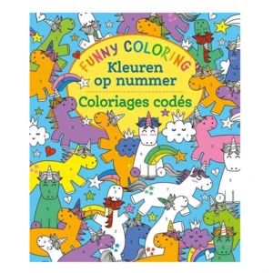 Kleurboek - Kleuren op nummer - Funny coloring