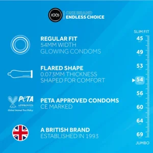 EXS Glowing Condooms 100 Stuks
