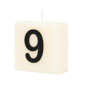 Cijfer- / letterkaarsje - Scrabble - 9