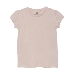 En Fant Meisjes Shortsleeve Tshirt Jacquard Cameo Rose