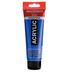 Acrylverf - 512 - Kobalt blauw ultramarijn - Amsterdam - 120ml