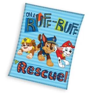 paw patrol plaid blauw