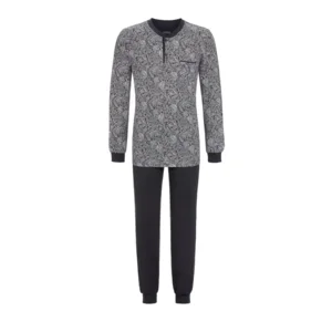Ringella – Modern Paisley – Pyjama – 2541216 - Anthracite