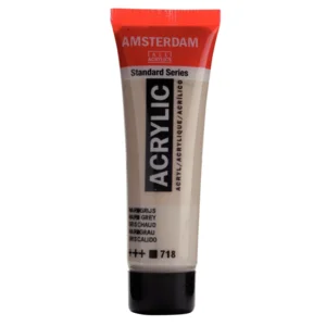 Acrylverf - 718 - Warm grijs - Amsterdam - 20ml