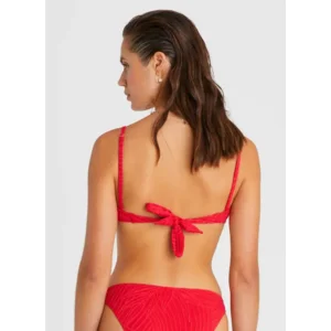 Heaven Lelie & Phoebe voorgevormde bandeau-bikini in rood