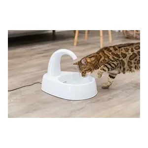 Trixie Drinkfontein Curved Stream Kunststof Wit 2,5 ltr