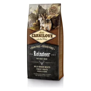 Carnilove Adult granenvrij hondenvoer Rendier 12kg met 70% vlees!