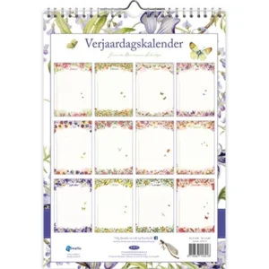 Verjaardagskalender - Janneke Brinkman - Blauwe regen