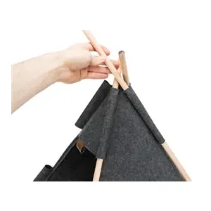 Trixie Kattenmand Tipi Vilt Antraciet 55 x 55 x 65 cm