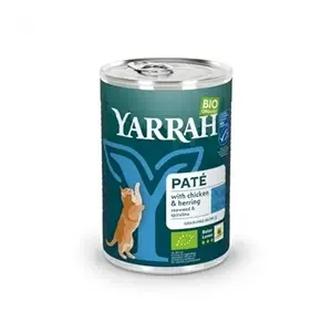 Yarrah Cat Blik Pate Graanvrij Vis 12X400 gr
