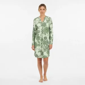 Ringella – Green Flowers – Nachtkleed – 6571012 – Basilicum