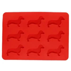 Teckel ijsblokjes mal