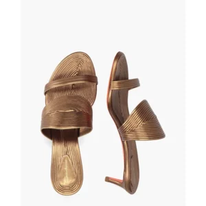 Santoni Seroentine Gouden Damesslippers