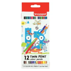 Kleurpotloden - Twin pointers - 12st.