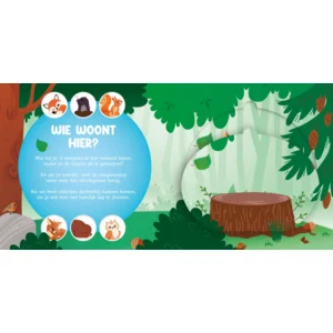 Boek - Wie woont hier? - In het bos