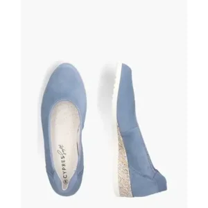 Cypres Talya Blauw Damesloafer