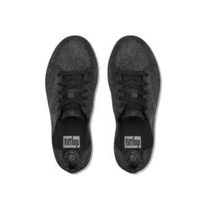 FitFlop F-Sporty Lace-Up sneaker I71 black glimmer