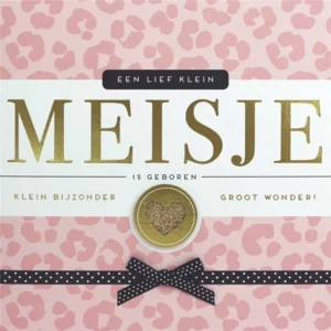 Kaart - Meisje - Glitter & Glamour - SQE.3036