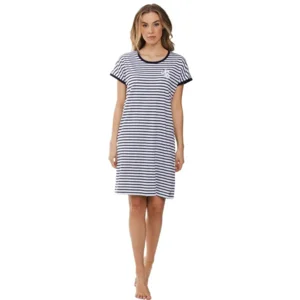 Pastunette –  Dancing Queen  - Nachtkleed – 111251-622-1 – Blue Stripe