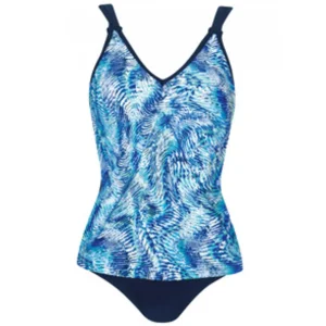 Sunmarin Tankini: V hals, Hoge slip