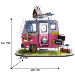 Happy Camper - Robotime Modelbouwpakket