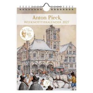 Kalender - Stadhuis Amsterdam - Anton Pieck - 2027 - 16,5x23cm
