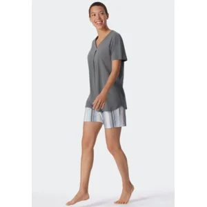 Schiesser – Comfort Fit - Pyjama – 179246 – Kaki