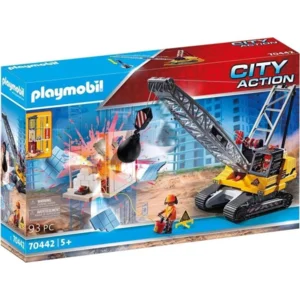 Playmobil - City Action - Kabelgraafmachine met bouwonderdeel - 70442