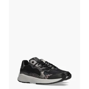 Xsensible Rainbow Zwart/Zilver Damessneakers